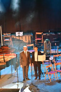 Župan Franci Setnikar in direktor GŠEA Borut Dolinar